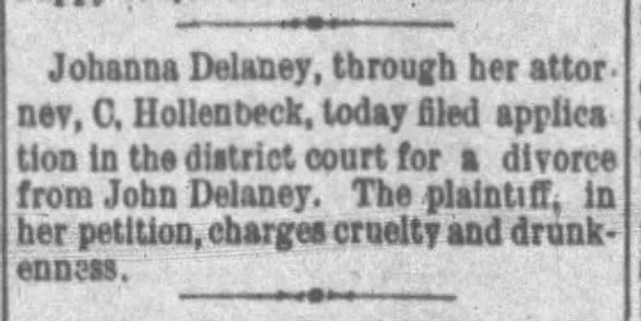 Clipping from Fremont Tri-Weekly Tribune